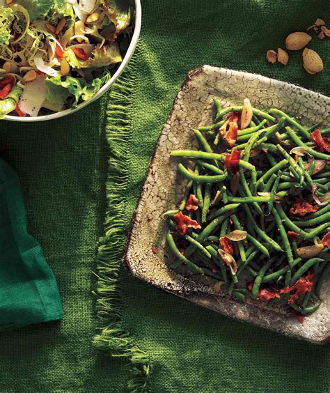 green-beans-with-bacon-vinaigrette-recipe-real-simple image
