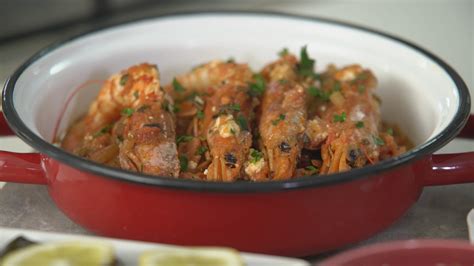 shrimp-saganaki-with-ouzo-and-feta-cheese-diane image