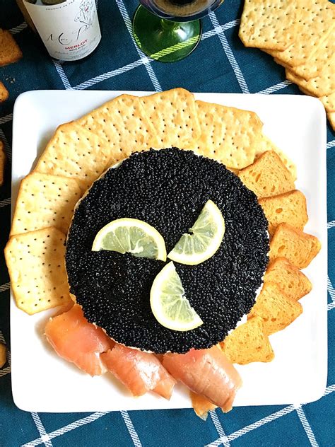 caviar-pie-easy-lump-fish-caviar-pie-recipe-amiable image