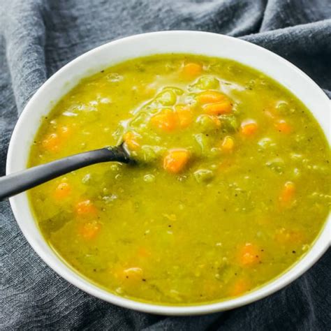four-vegetarian-split-pea-soup-recipes-slow-cooker image