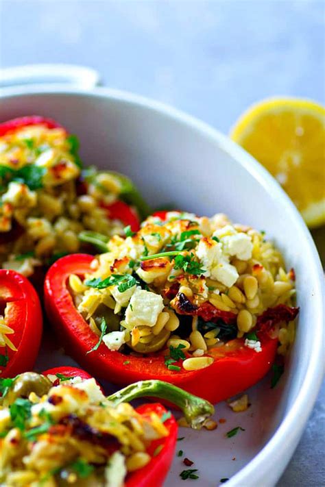 greek-orzo-stuffed-sweet-peppers-whole-and image