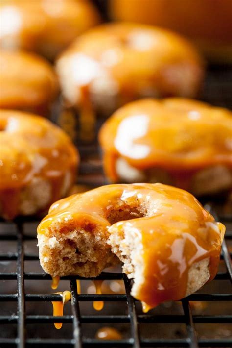 caramel-apple-baked-donuts-chew-out-loud image
