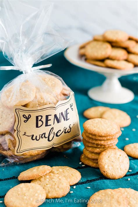benne-wafers-charlestons-classic-sesame-seed-cookies image