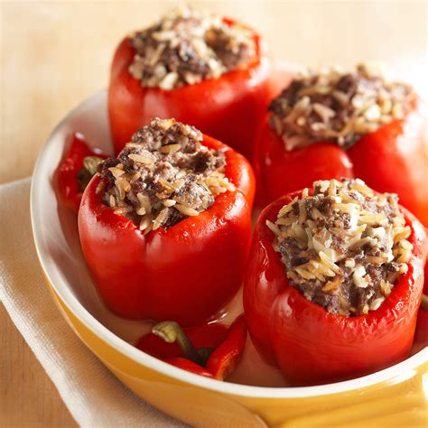 stuffed-red-peppers-recipe-eatingwell image