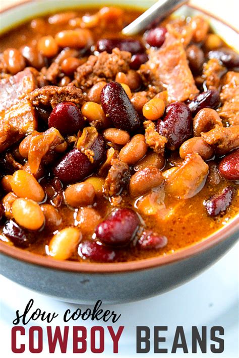crockpot-slow-cooker-cowboy-baked-beans image