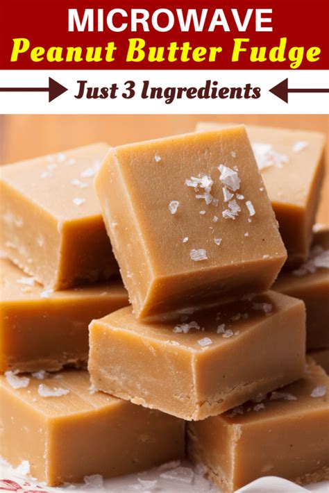 microwave-peanut-butter-fudge-3-ingredients-insanely image
