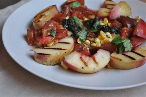 grilled-scallops-and-nectarines-with-corn-and-tomato image
