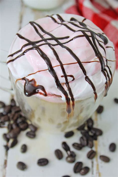 chocolate-raspberry-iced-coffee-drink image