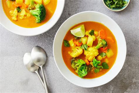 vegan-yellow-thai-curry-with-mixed-vegetables image