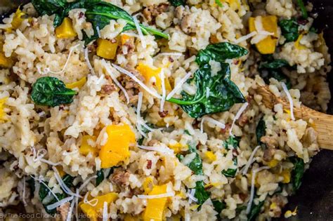 slow-cooker-risotto-with-butternut-squash-and-sausage image