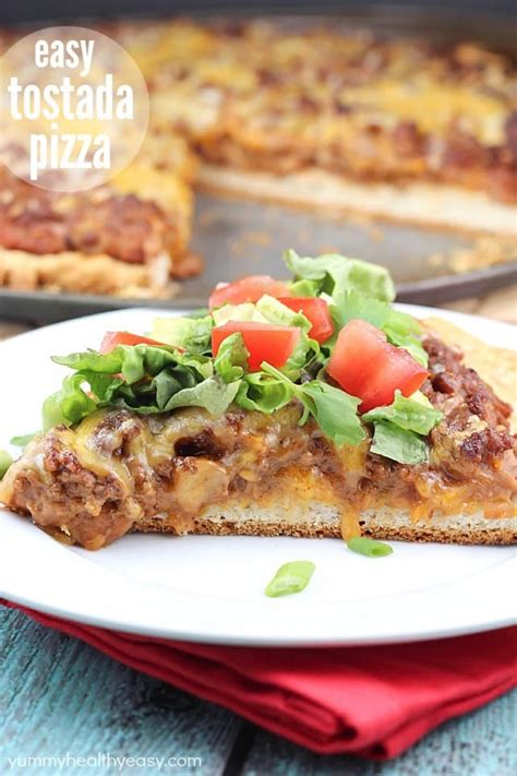 easy-tostada-pizza-recipe-yummy-healthy-easy image