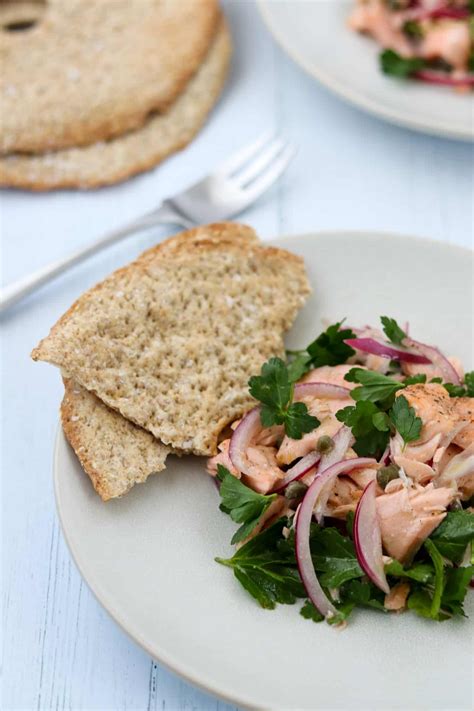 roasted-salmon-salad-with-capers-and-parsley-true image