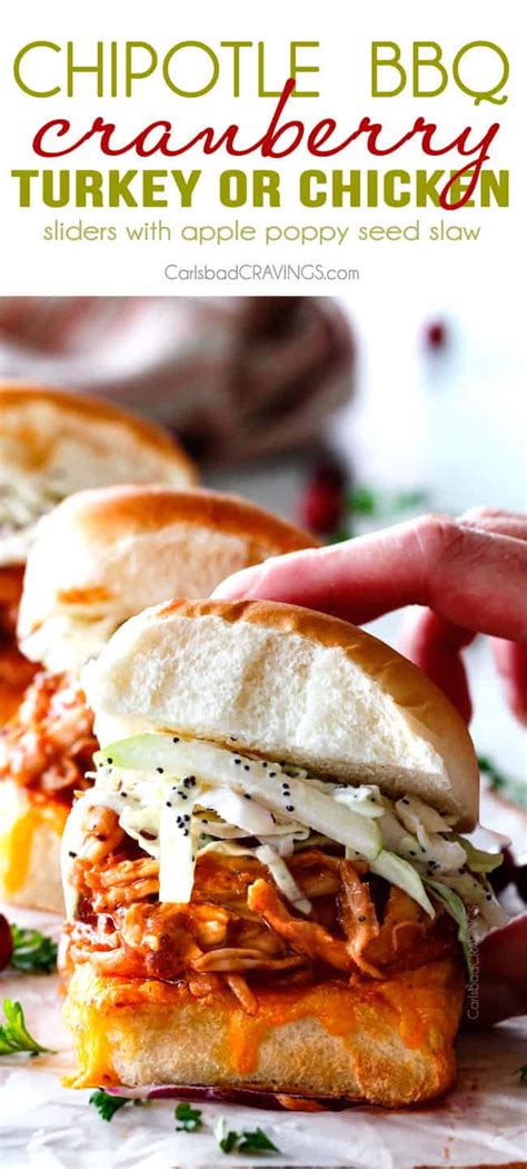 turkey-sliders-with-cranberry-chipotle-barbecue-sauce image