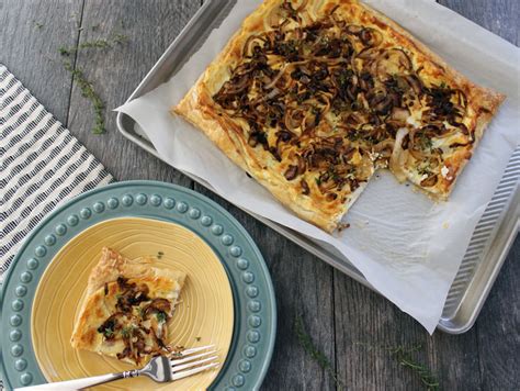 caramelized-onion-and-goat-cheese-tart-simple-and image
