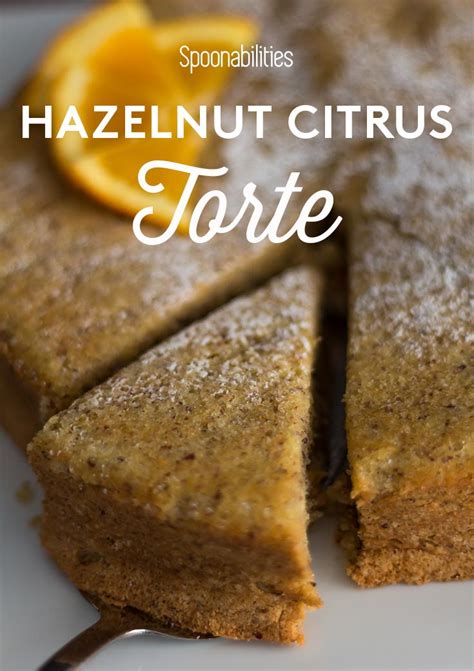 hazelnut-citrus-torte-passover-desserts-traditional image