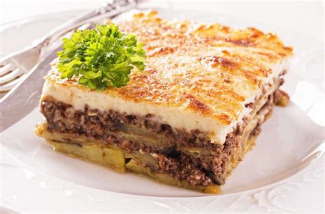 traditional-moussaka-recipe-with-eggplants-aubergines-and image