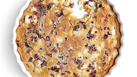 pear-and-dried-cranberry-clafoutis image