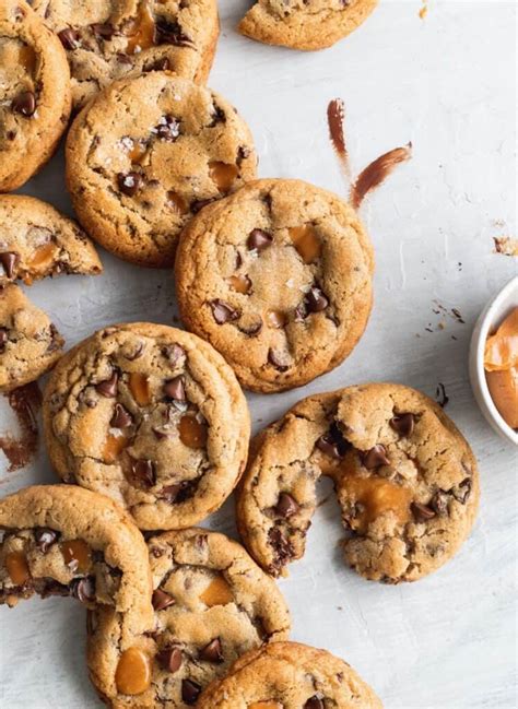 caramel-chocolate-chip-cookies-stephanies-sweet-treats image