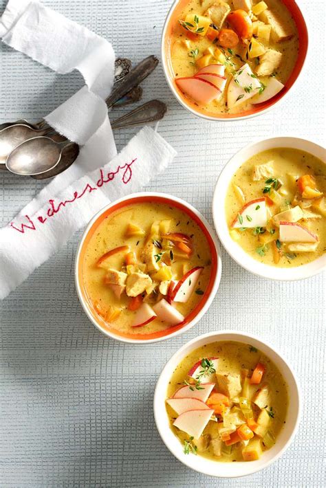 chicken-and-apple-curry-soup-better-homes-gardens image