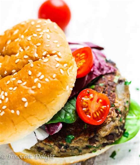 mushroom-veggie-burger-with-black-beans-eating image
