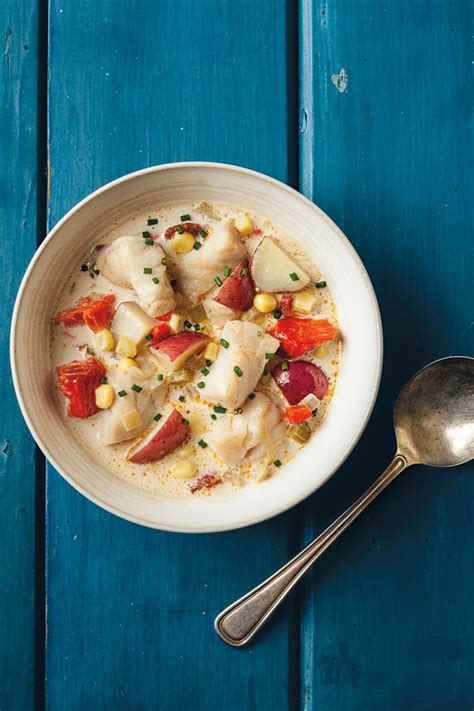 slow-cooker-fish-chowder-with-potatoes-and-corn image