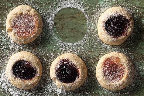 almond-thumbprint-cookies-recipe-king-arthur-baking image
