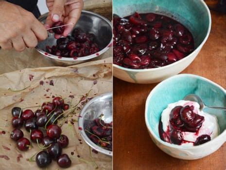 rachel-roddys-recipe-for-cherries-in-wine-food-the image