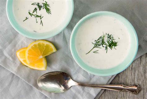 cold-cucumber-soup-with-yogurt-and-dill image