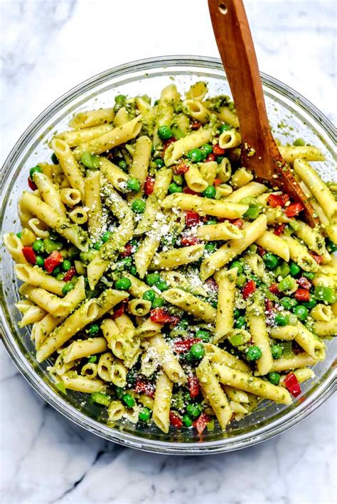 the-best-pesto-pasta-salad-foodiecrushcom image