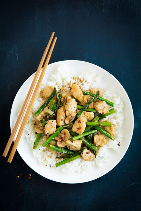 ginger-chicken-stir-fry-with-asparagus-cooking-classy image