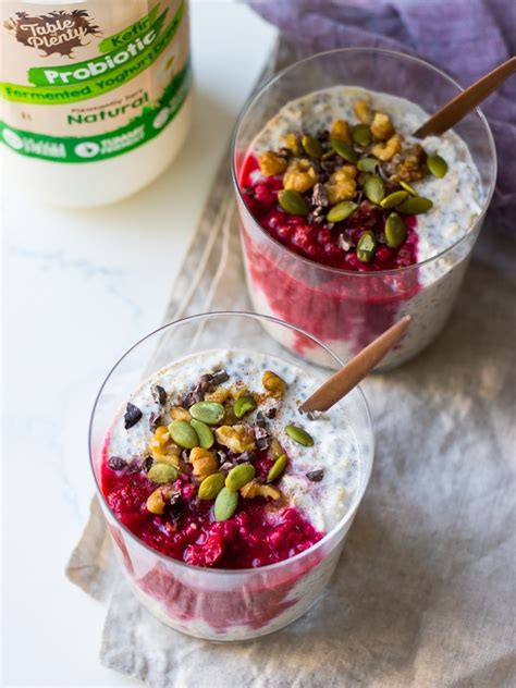 raspberry-kefir-overnight-oats-nourish-every-day image
