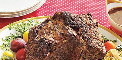 rib-roast-with-red-wine-gravy-recipe-myrecipes image