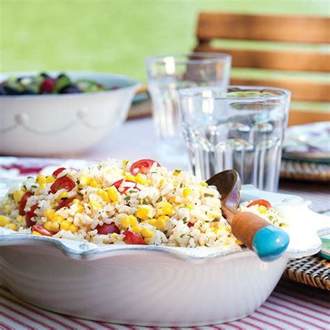 fresh-corn-and-rice-salad-paula-deen-magazine image