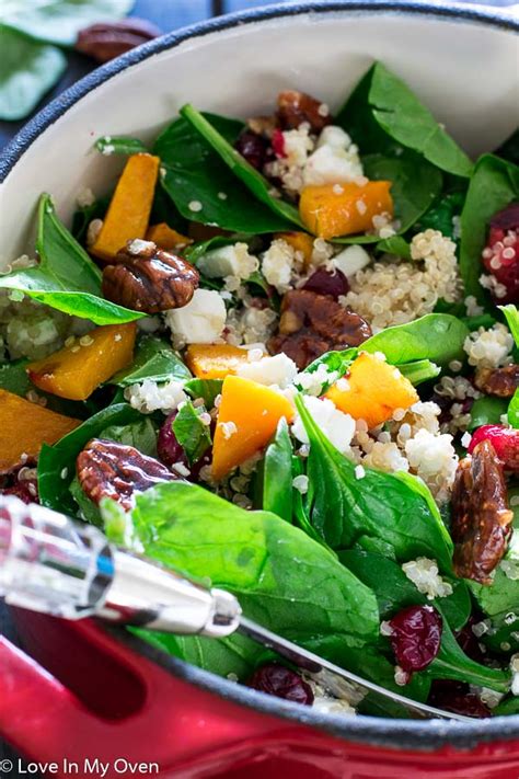 roasted-butternut-squash-salad-with-cranberries-love image