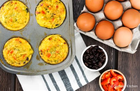 southwest-black-bean-egg-muffins-slender-kitchen image