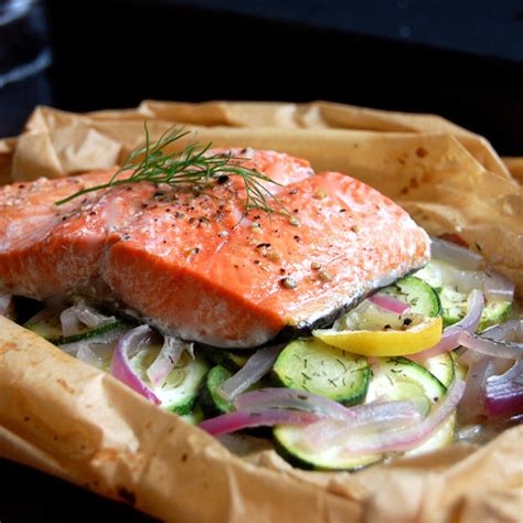 dill-lemon-baked-salmon-in-parchment-paleo-grubs image