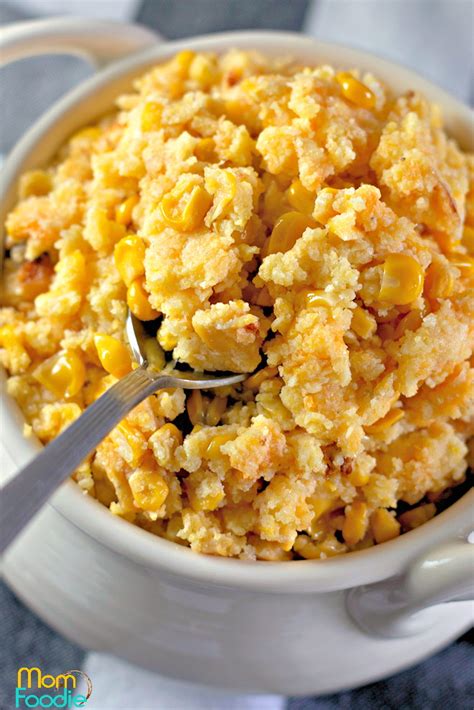 crock-pot-corn-casserole-aka-thanksgiving-mom-foodie image