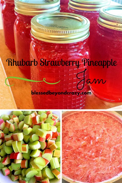 homemade-rhubarb-strawberry-pineapple-jam image