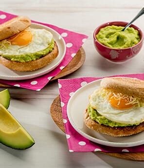 avocado-mash-fried-egg-and-gruyere-english-muffin image