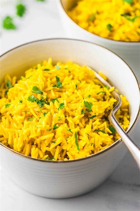 easy-turmeric-rice-recipe-little-sunny-kitchen image