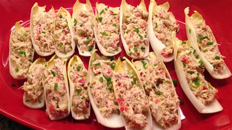 crab-salad-bites-on-endive-recipes-list image