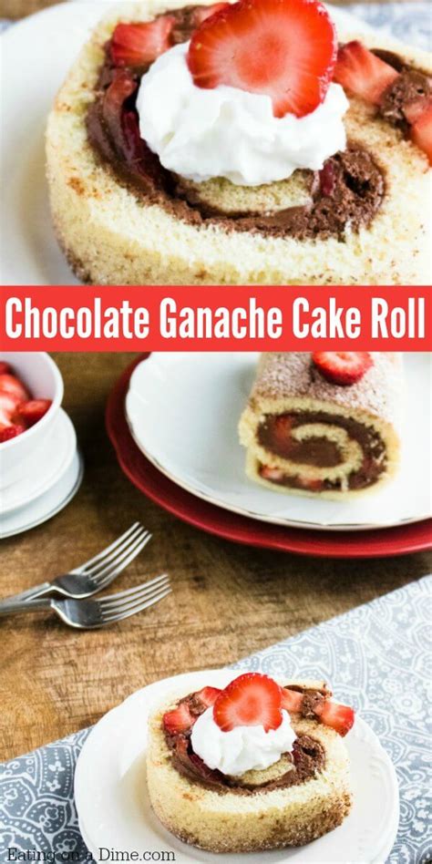 chocolate-ganache-cake-roll-recipe-easy-and-delicious image