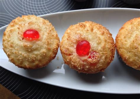 easy-cherry-and-coconut-muffins-my-favourite-pastime image