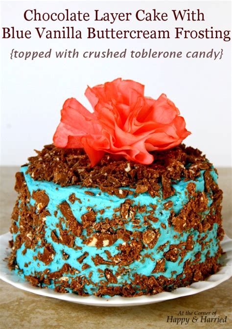 toblerone-crusted-chocolate-layer-cake-with-vanilla image