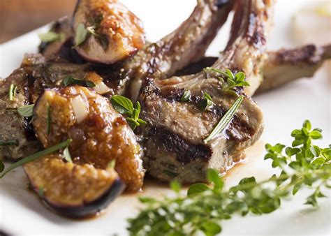 grilled-marinated-lamb-chops-with-fresh-fig-port-sauce image