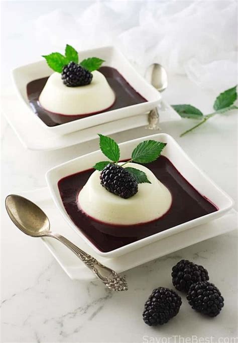 buttermilk-panna-cotta-with-blackberry-sauce-savor-the image
