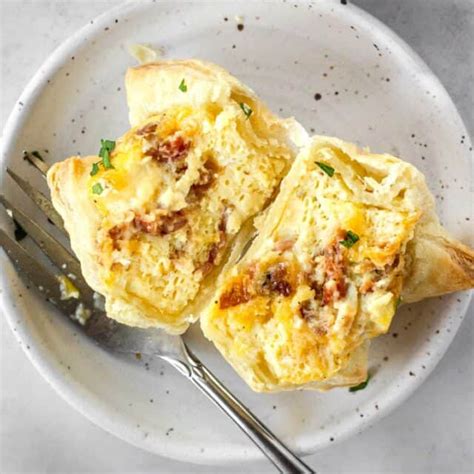 puff-pastry-breakfast-cups-bake-bacon image