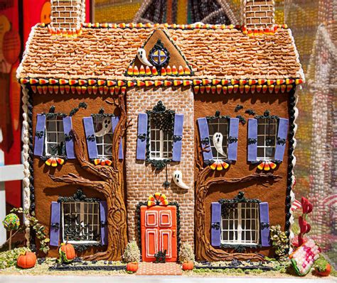 haunted-halloween-gingerbread-house image