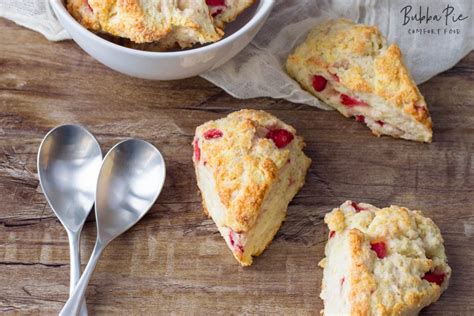 easy-strawberry-scones-recipe-bubbapie image