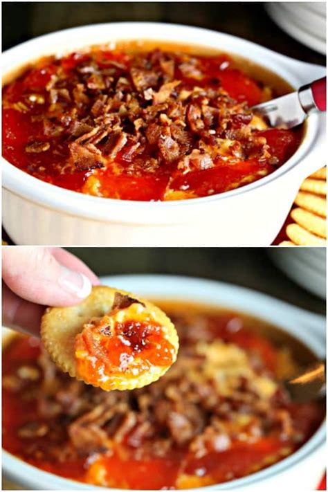 hot-pepper-jelly-cheese-dip-with-bacon-life-love-and image